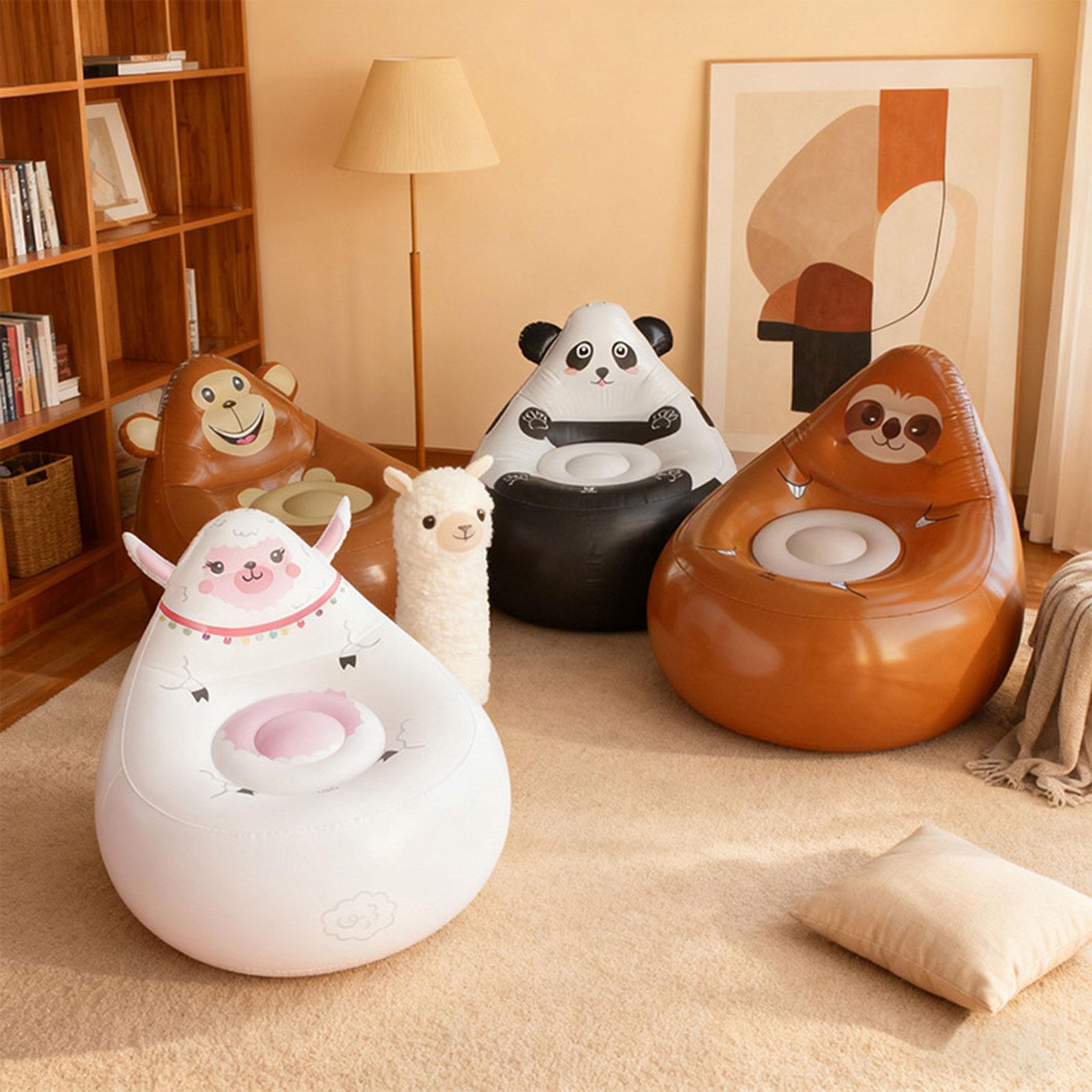 Kids Outdoor Chair - Inflatable Lazy Sofa Kids Cartoon Sofa