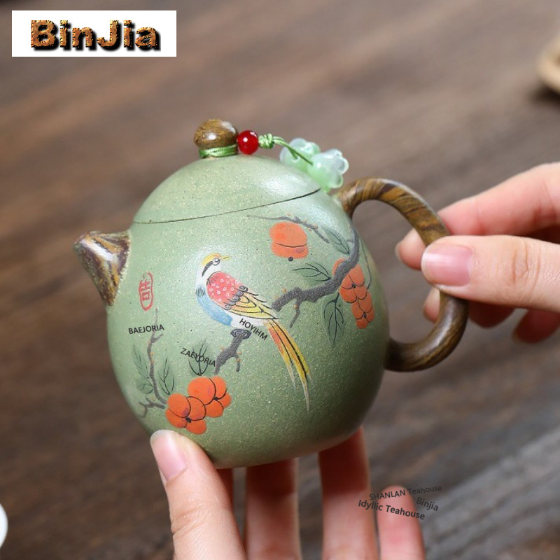 Muddy Puddle Suit - 190ml Antique Yixing Purple Clay Teapots