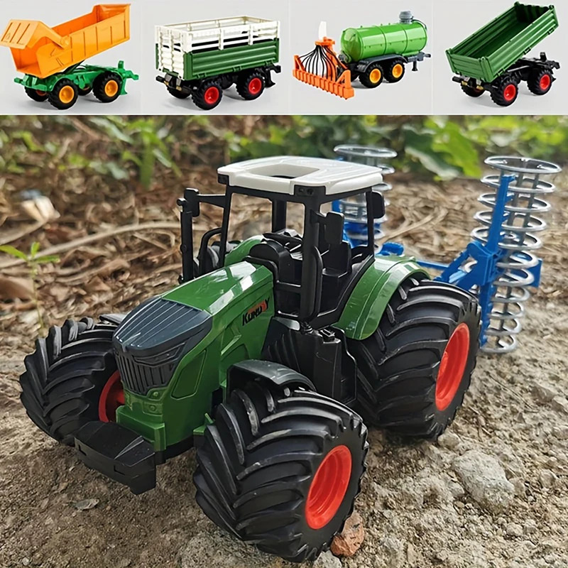 1:24 Inertial Farm Tractor wit - огляд і ціна Kids Outdoor Play