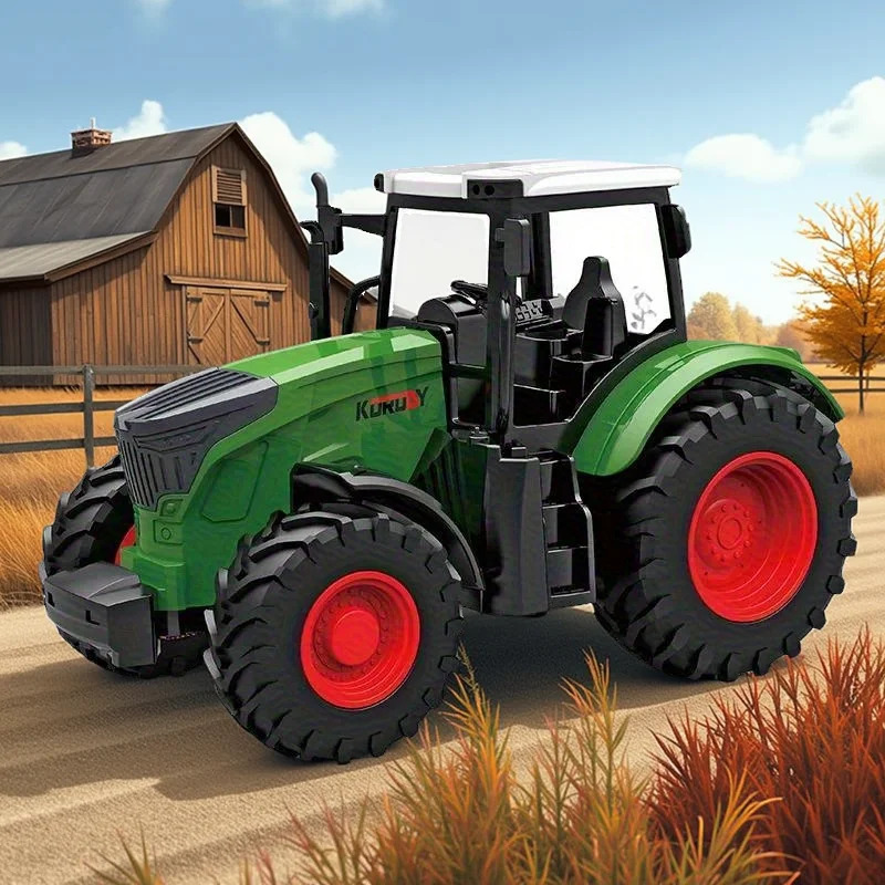 1:24 Inertial Farm Tractor wit - огляд і ціна Kids Outdoor Play