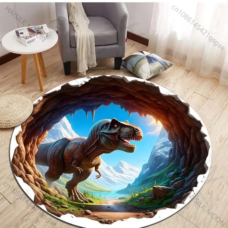 HD 3D Dinosaur Print Round Rug - огляд і ціна Kids Outdoor Chair