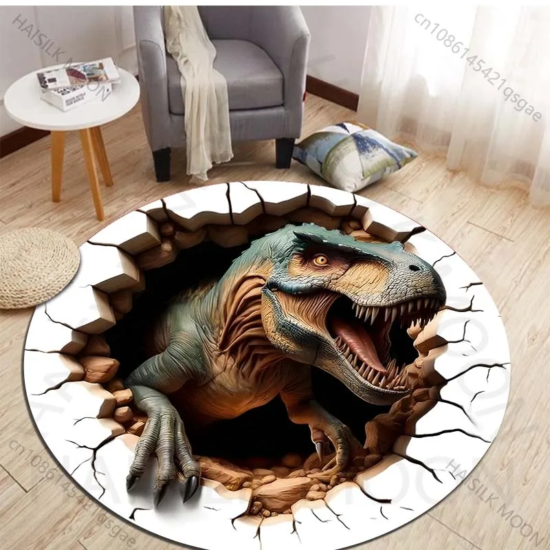 HD 3D Dinosaur Print Round Rug - огляд і ціна Kids Outdoor Chair