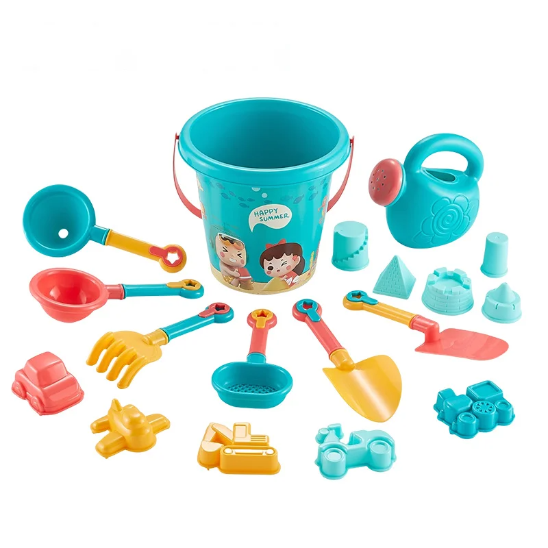 18PCS Beach Toy Set Bucket Sea - огляд і ціна Kids Outdoor Play Equipment