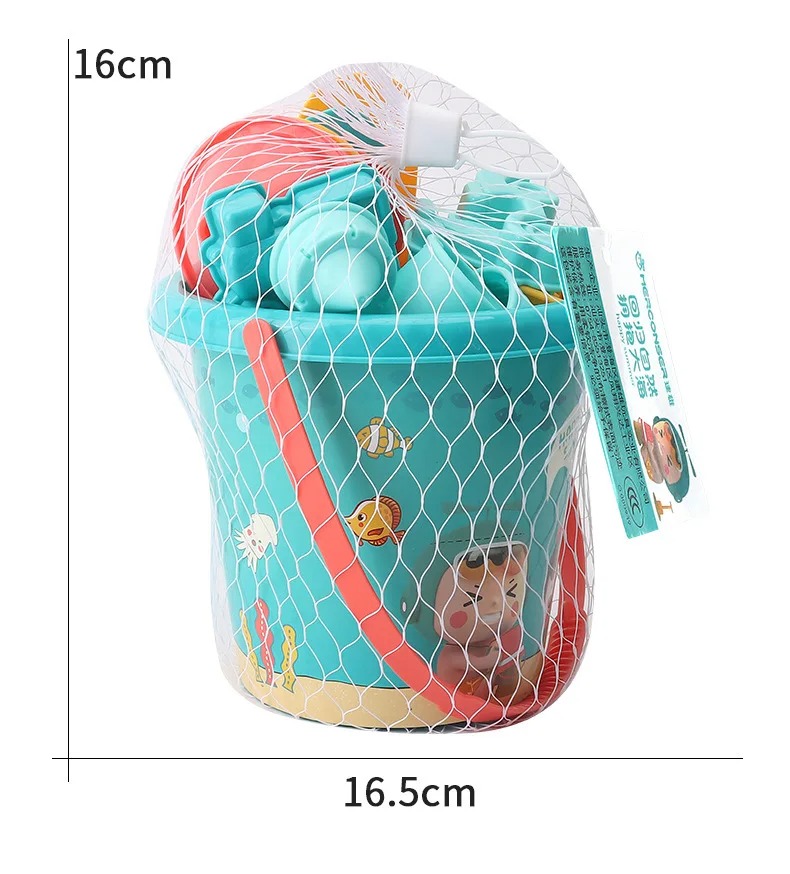 18PCS Beach Toy Set Bucket Sea - огляд і ціна Kids Outdoor Play Equipment
