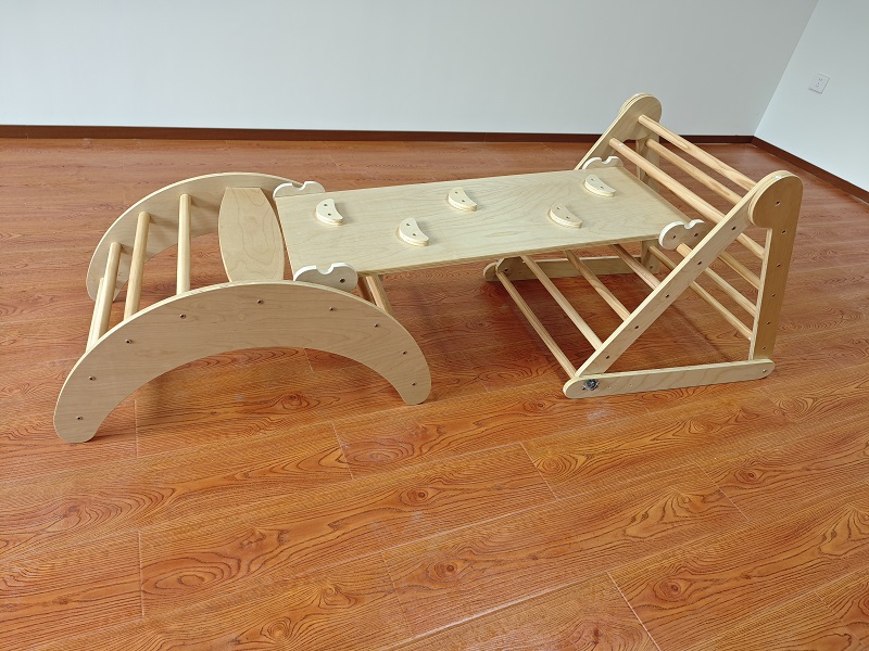Hot Selling 3-in-1 Montessori  - огляд і ціна Kids Outdoor Wooden Playset