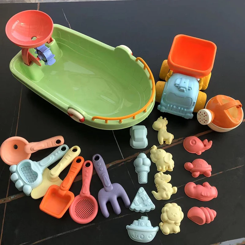Beach Sand Toys Set with Sand  - огляд і ціна Kids Outdoor Dump Truck