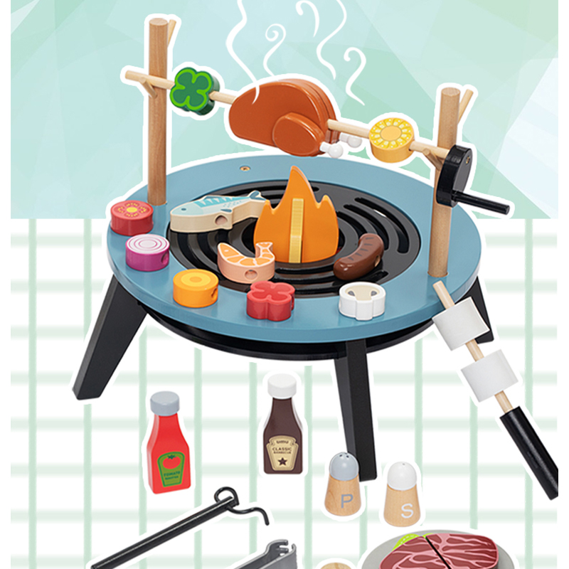 Wooden Barbecue Playset For Ki - огляд і ціна Kids Outdoor Wooden Playset