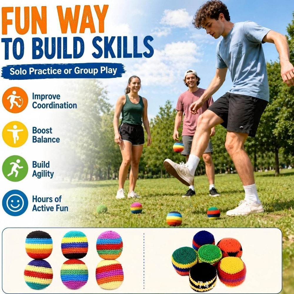 New Soft Footbag Hack Sandbag  - огляд і ціна Kids Outdoor Activities