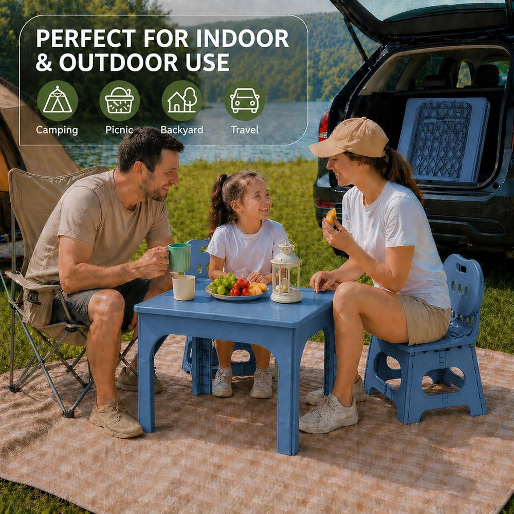 oldable Table and Chair Set, H - огляд і ціна Kids Outdoor Chair