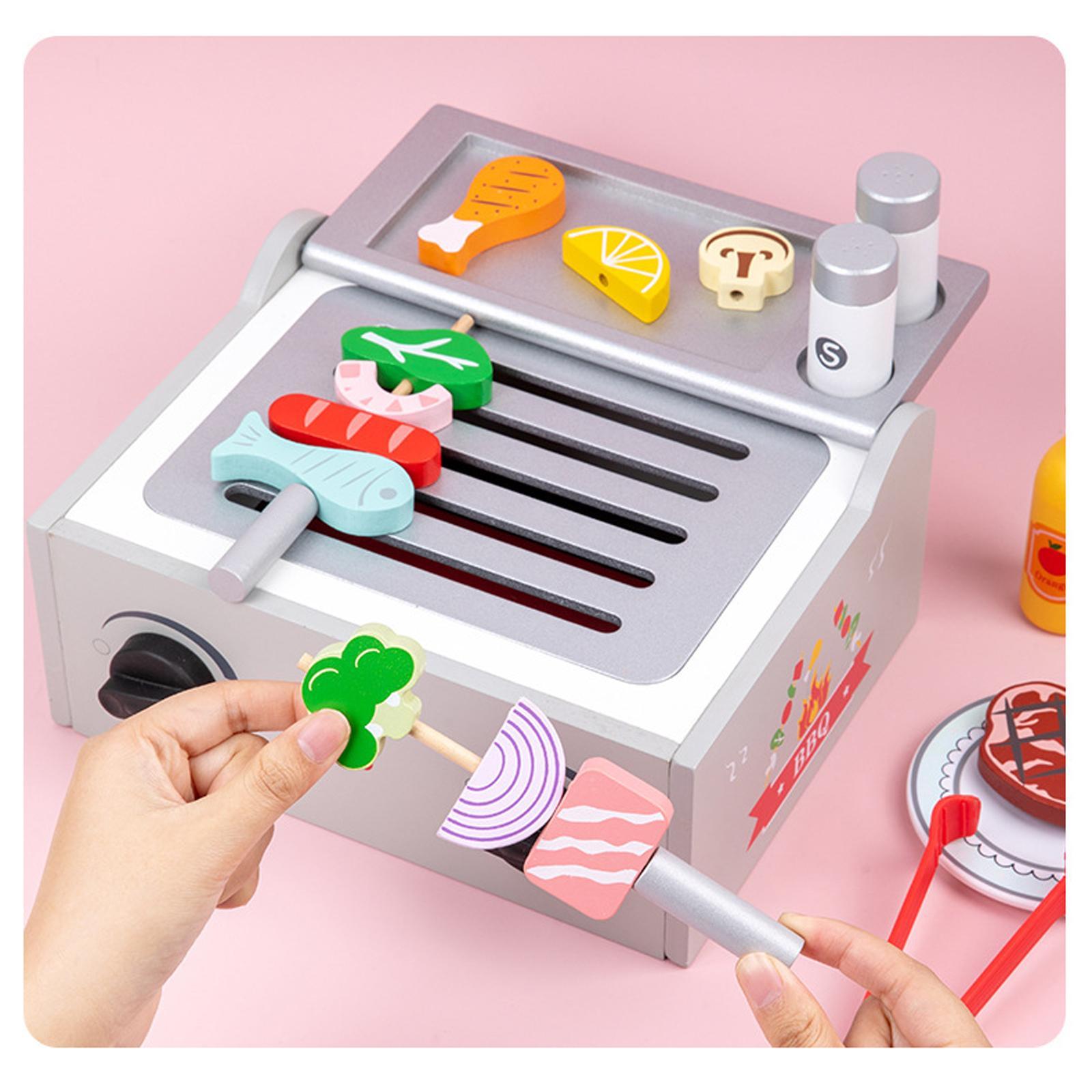 Kids Wooden Barbecue Playset - - огляд і ціна Kids Outdoor Wooden Playset
