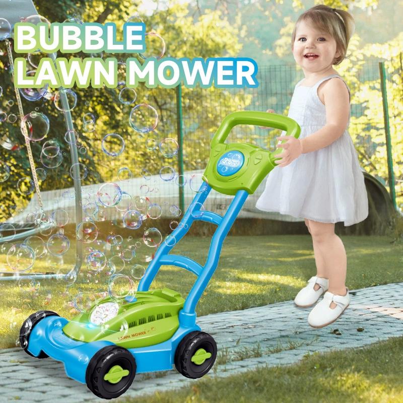 Cart Bubble Machine LAWN MOWER - огляд і ціна Kids Outdoor Lawn Mower