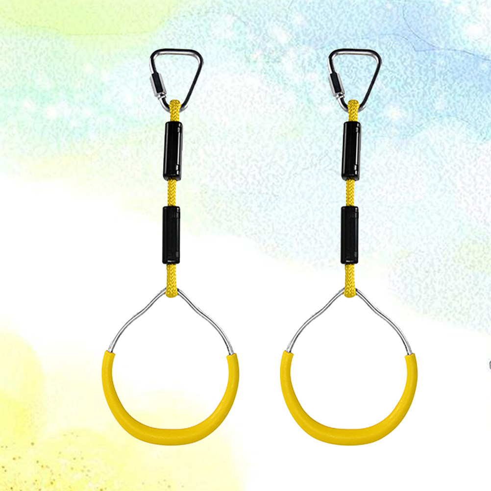 2Pcs Colorful Gymnastic Rings  - огляд і ціна Kids Outdoor Play