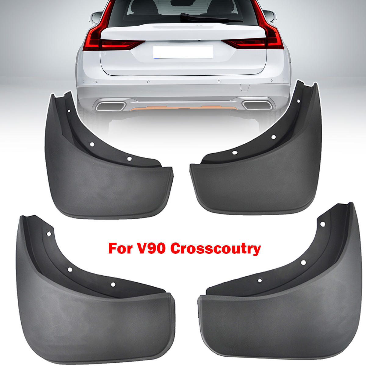 Set Mud Flaps For Volvo V90 CC - огляд і ціна Muddy Puddle Suit