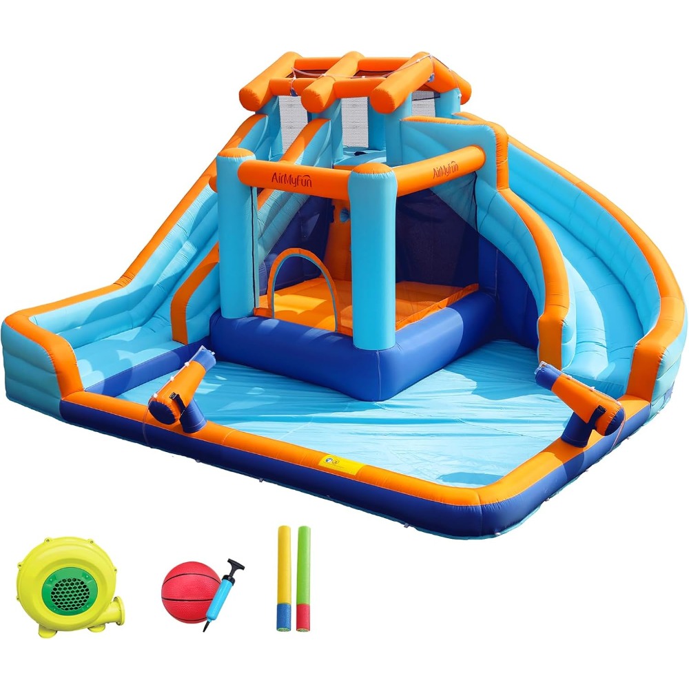 Large Water Slide Bounce House - огляд і ціна Kids Outdoor Play