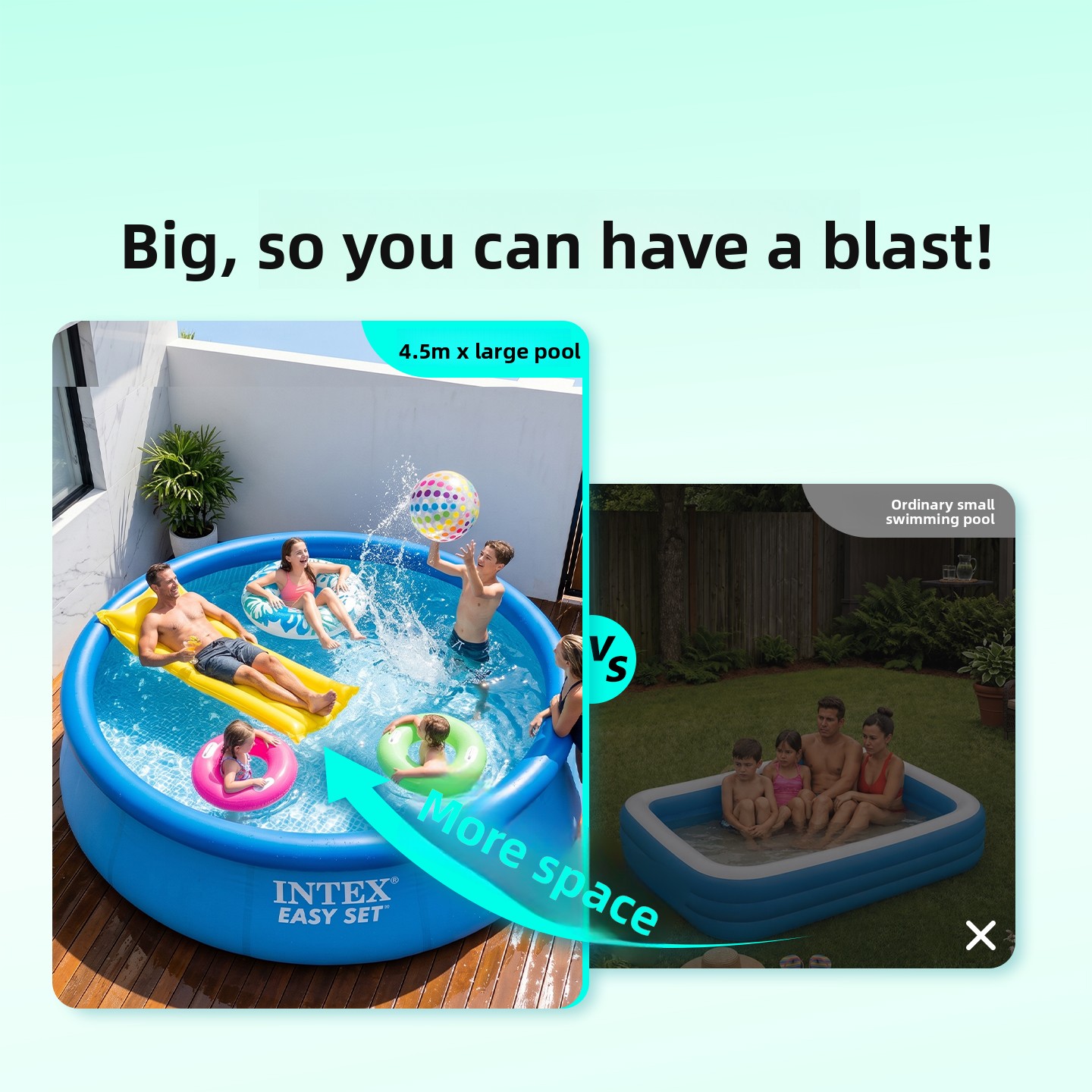 Oversized Inflatable Family Po - огляд і ціна Kids Outdoor Play