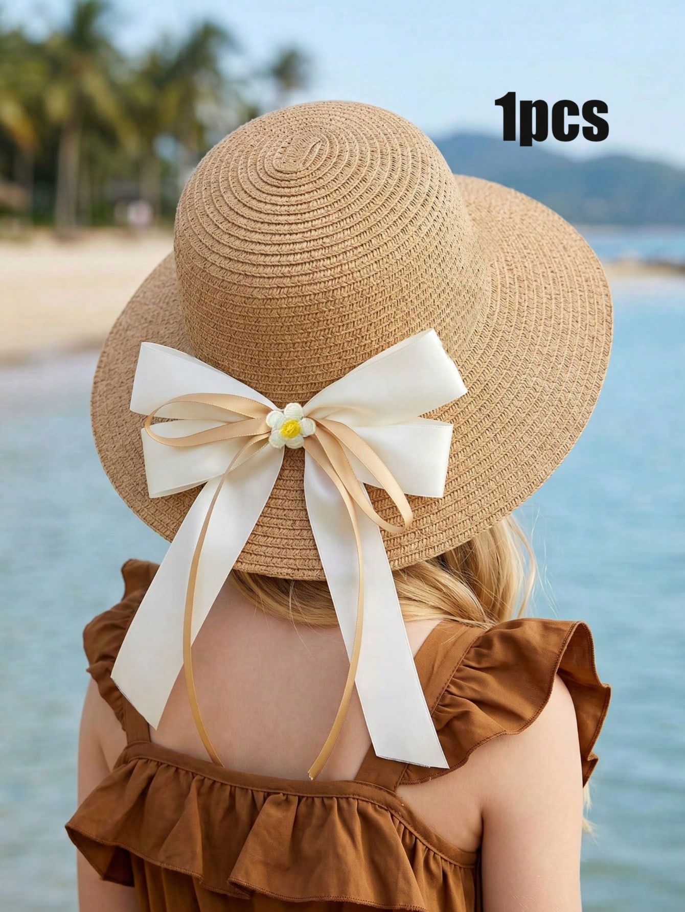 1Pc 3-8Y Girls Coffee Bow Stra - огляд і ціна Kids Outdoor Play